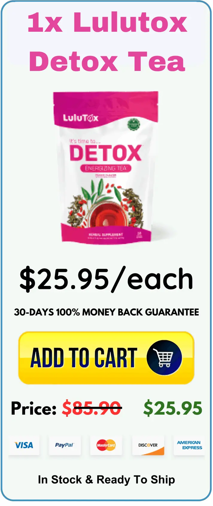 Lulutox Detox Tea price